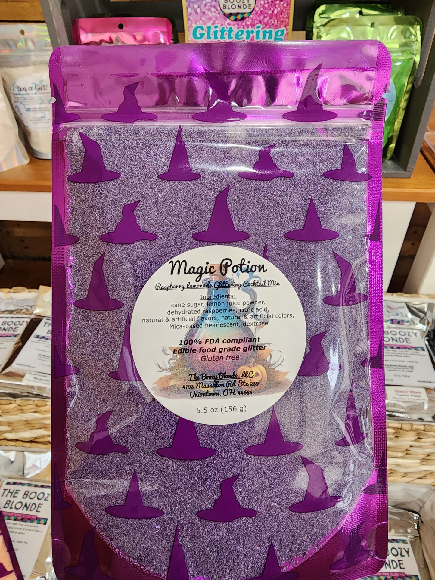 Halloween Glittering Cocktail Mixes