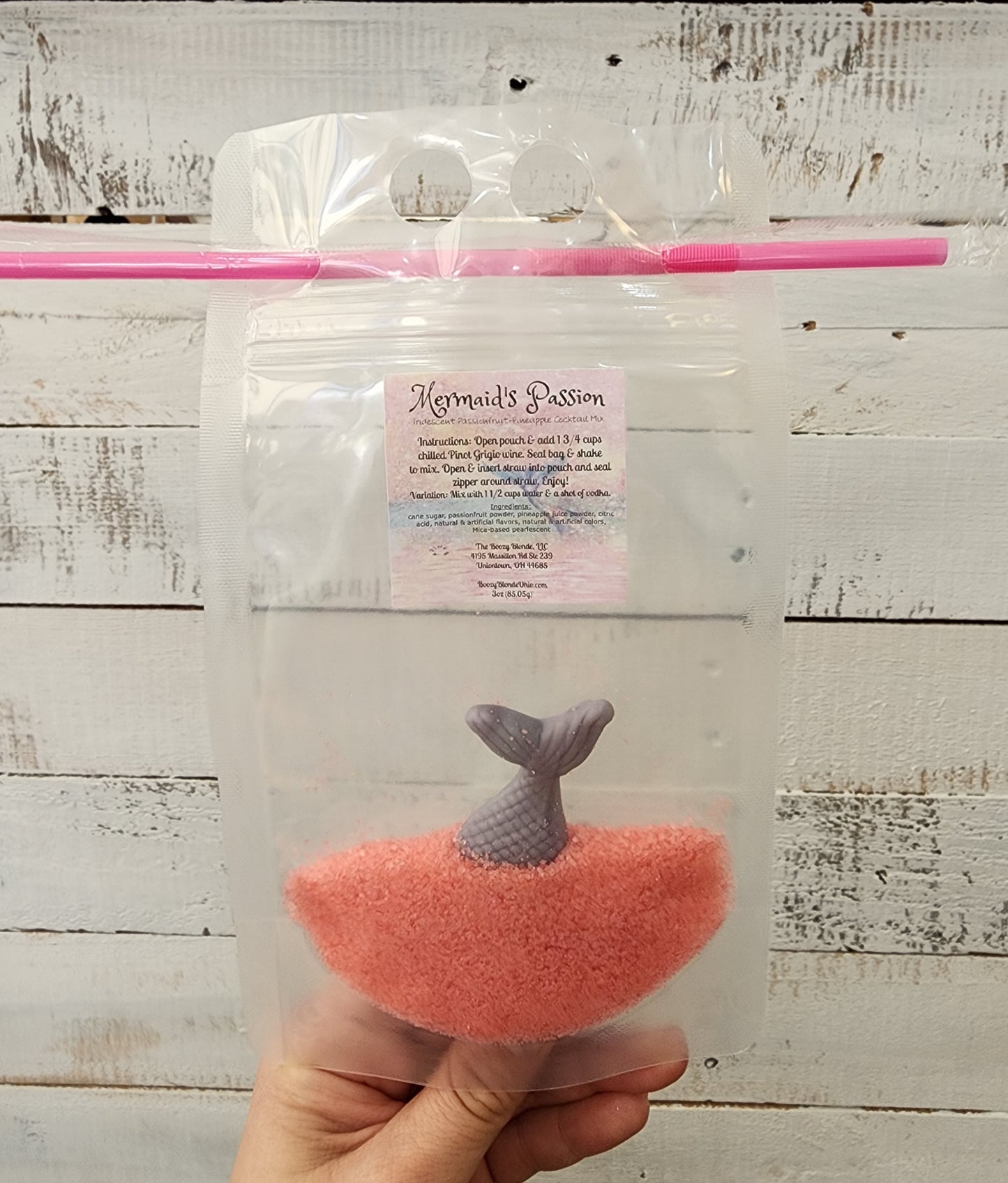 Glittering Adult Drink Pouch