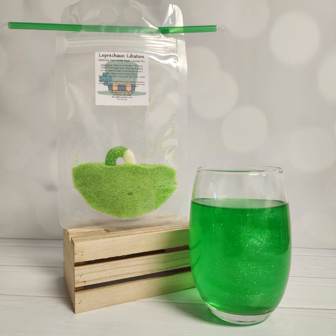 St. Patrick's Day Adult Drink Pouch
